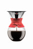 Pour Over Coffee Maker 1 litre - Red