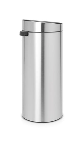 Touch Bin New 30 litre - Matt Steel