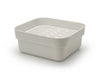 Washing Up Bowl with Drying Tray - Light Grey