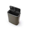 Bo Touch Bin 60 litre - Platinum