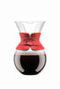 Pour Over Coffee Maker 1 litre - Red