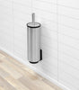 Toilet Brush & Holder (Profile) - Matt Steel