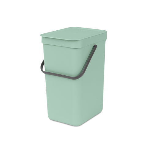 Sort & Go Waste Bin 12 litre - Jade Green