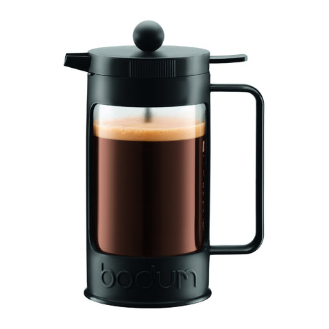 Bean French Press Coffee Maker 3 Cup, 0.35L - Black