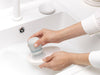 Soap Dispensing Dish Brush - Light Grey