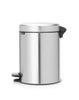 Pedal Bin NewIcon 5 Litre - Fingerprint Proof Matt Steel