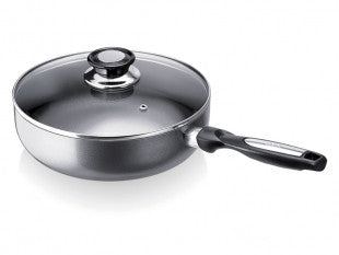 Pro Induc Skillet with lid 24cm