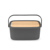 Nic Bread Bin - Dark Grey