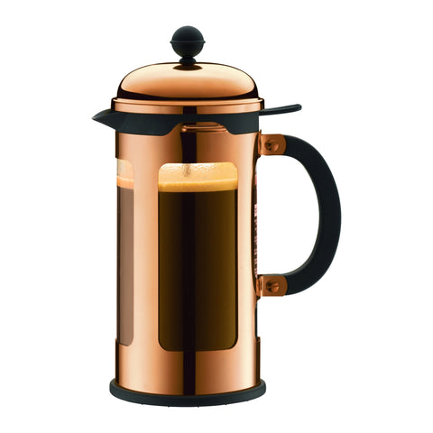 Chambord French Press Coffee Maker 8 cup, 1L - Copper