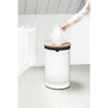 Laundry Bin 60 litre with Cork Lid - White