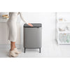 Bo Touch Bin Hi 2 x 30 litre - Mineral Concrete Grey