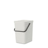 Sort & Go Waste Bin 25 litre - Light Grey