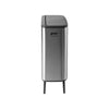 Bo Touch Bin Hi 60 litre - Matt Steel Fingerprint Proof