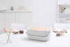 Nic Bread Bin - Light Grey