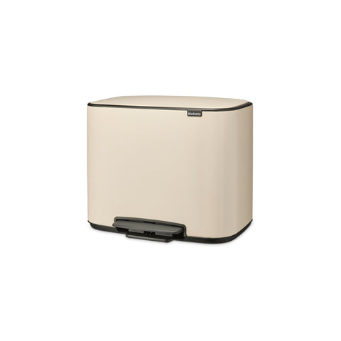 Bo Pedal Bin 11 + 23 litre - Soft Beige