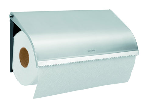 Kitchen Roll Holder, Wall Mounted - Matt Steel