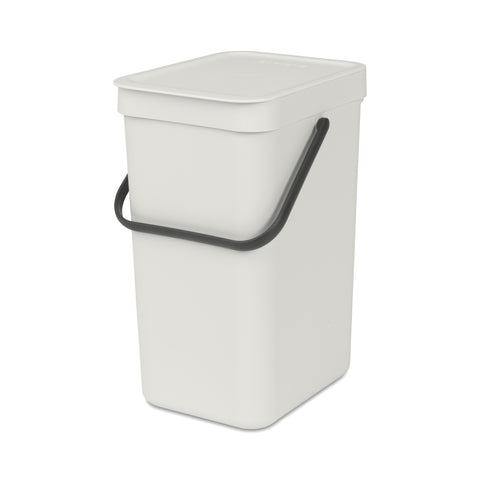 Sort & Go Waste Bin 12 litre - Light Grey