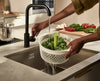 Spindola™ In-Sink Salad-Spinning Colander