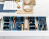 DrawerStore™ Cutlery, Utensil & Gadget Organiser - Sky (Editions)