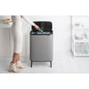 Bo Touch Bin Hi 60 litre - Mineral Concrete Grey