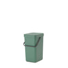 Sort & Go Waste Bin 12 litre - Fir Green