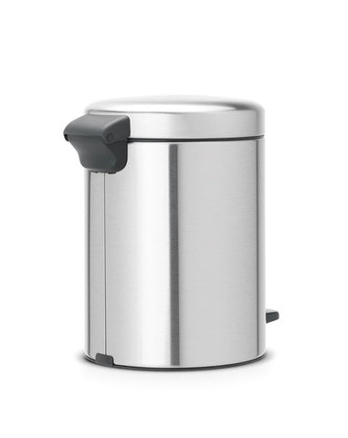 Pedal Bin NewIcon 5 Litre - Fingerprint Proof Matt Steel