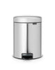 Pedal Bin NewIcon 5 Litre - Fingerprint Proof Matt Steel