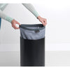 Laundry Bin 35 litre -  Black with Cork Lid