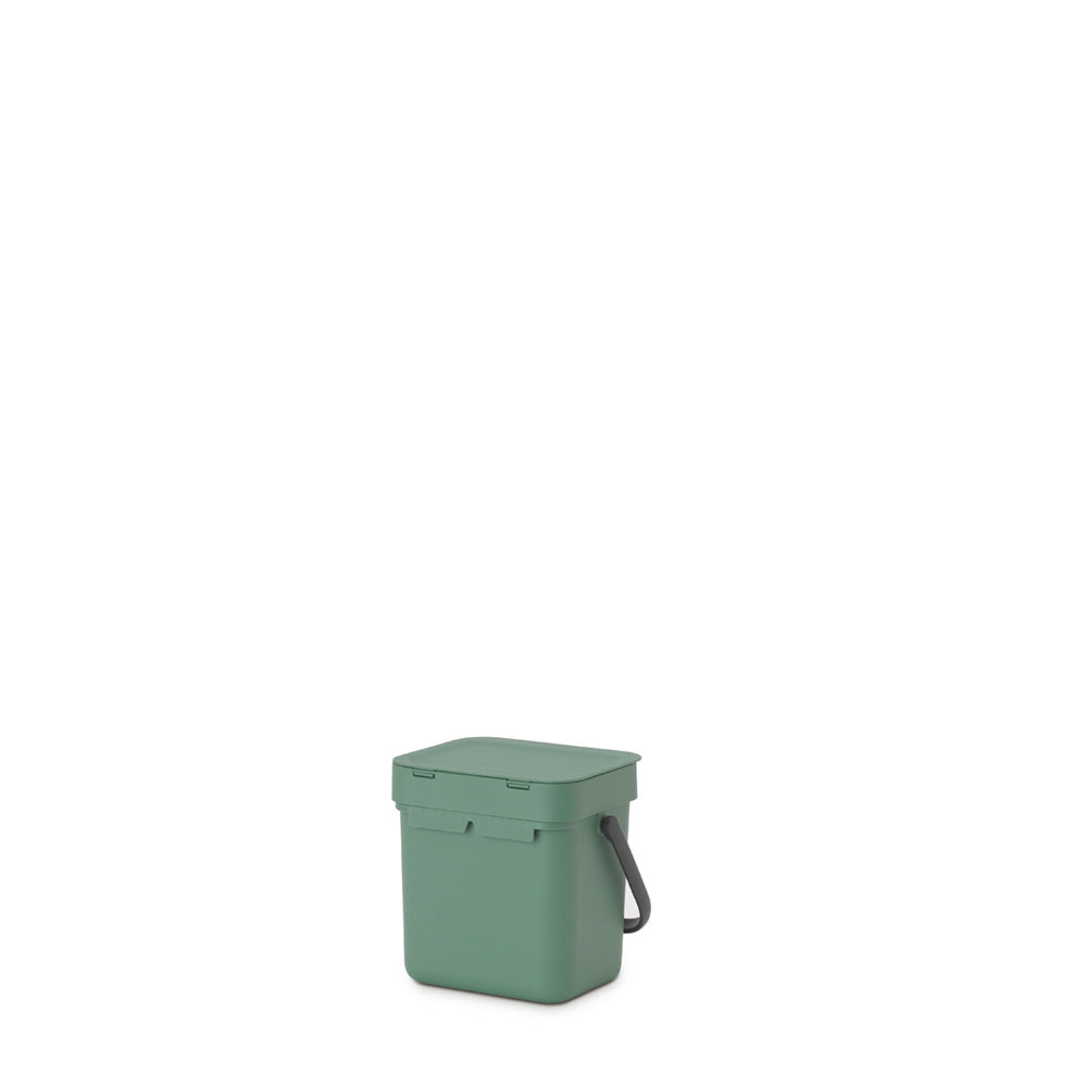 Sort & Go Waste Bin 3 litre - Fir Green