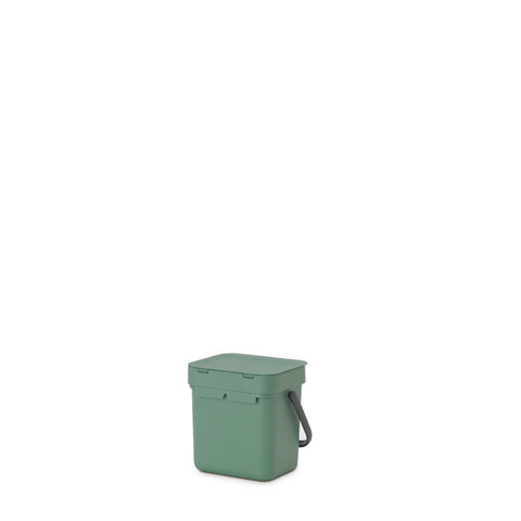 Sort & Go Waste Bin 3 litre - Fir Green